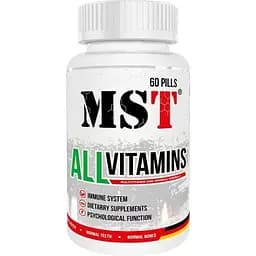 Вітаміни та мінерали MST AllVitamins, 60 таблеток