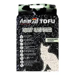 Соєвий наповнювач для котячого туалету AnimAll Тофу, класичний, 6 л - мініатюра 3