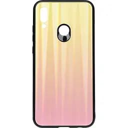 Чохол-накладка Toto Aurora Print Glass Case HuAwei P Smart 2019 Pink