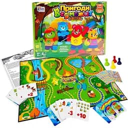 Настільна гра 4FUN Game Club Пригоди Ведмежа 13485 Різнокольоровий