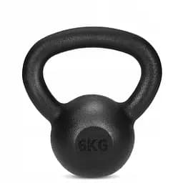 Гиря металлическая 4FIZJO 6 кг Black (P-5907739319814)