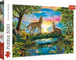 Набір Пазли - (500 елм.) - "Вовки"