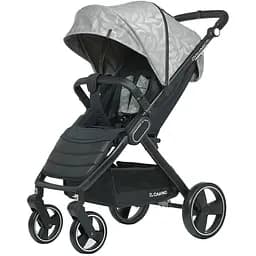 Коляска El Camino Dynamic Pro Me 1053B Special Light Gray, чорна з сірим (25510)