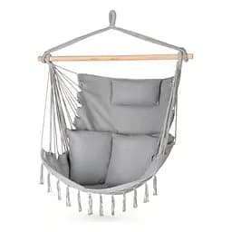 Бразильське крісло - гамак Outtec Boho XXL сірий - мініатюра 2