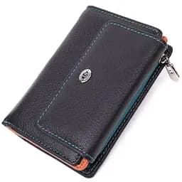 Стильний гаманець для жінок із натуральної шкіри ST Leather 22501 чорний