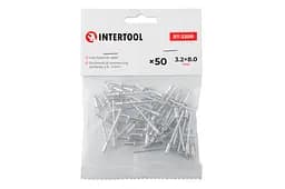 Витяжні заклепки з плоскою головкою Intertool 3.2 х 8.0 мм (в упаковці 50 шт.) - мініатюра 3