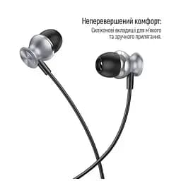 Навушники ColorWay 3.5 mm Wired Earphone UrbanBeat Black (CW-WD03BK) - мініатюра 3