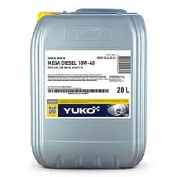 Автомобільна моторна олива YUKO MEGA DIESEL 10W-40 20л