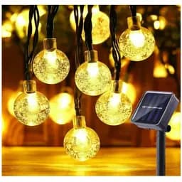 Гирлянда SunLamp Хрустальные слои 100 LED 2 м на солнечной батарее