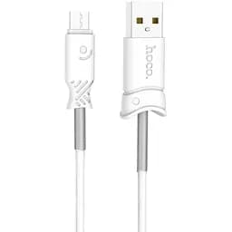 Кабель Hoco X24 Pisces charging data cable for Micro Білий