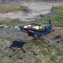 Cтіл розкладний Naturehike NH20JJ020,1680D Oxford / алюміній Розмір L бежевий - мініатюра 6