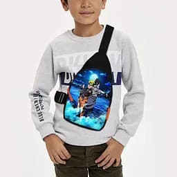 Сумка через плечо детская Аниме Naruto 29х17 см сумка слинг для мальчика (02046)