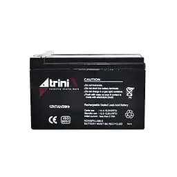Акумуляторна батарея 12В 7Аг Trinix 12V7Ah/20Hr AGM свинцево-кислотна (44-00044) - мініатюра 2