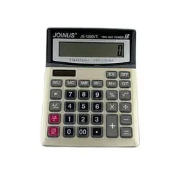 Калькулятор настільний JOINUS JS-1200VT, 12-розрядний, великий дисплей, подвійне живлення (сонячна батарея + батарейка) - мініатюра 2
