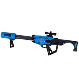 Автомат з мішенню YG 04 P-02, 12 патронів, синій колір, помповий