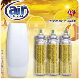 Освежитель воздуха с аппликатором Air Menline Limber Twist 45 мл (3 шт. х 15 мл)