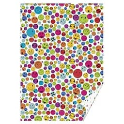 Папір з малюнком "Смайлики" А4(21х29,7см) двосторонній 300г/м2 Heyda