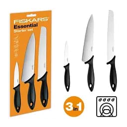 Набір ножів для чищення Fiskars Essential Starter, 2 шт (1023784) - мініатюра 2