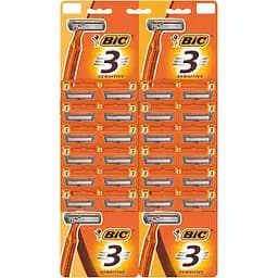 Бритва чоловіча BIC 3 Sensitive без змінних картриджів 24 шт.