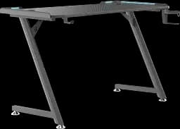 Геймерський комп'ютерний стіл GT Racer T-1416 (140x60x73) Black - мініатюра 2