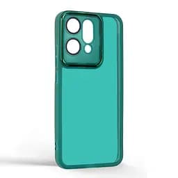 Защитный чехол для OPPO Reno14 5G, Shade, зеленый, TPU+PC, матовый, защита всего корпуса, панель-накладка, противоударный, с высокими бортами, амортизирует удары при падениях, ArmorStandart (ARM87425) - мініатюра 2