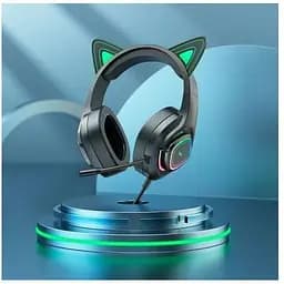 Навушники Hoco W107 Cute cat luminous 6931474791269 - мініатюра 4