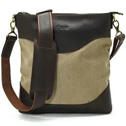 Кожаная мужская сумка TARWA 30х27.5х6.5 см sum0026075