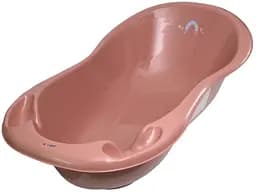 Ванна детская Tega Baby со сливом Lux Meteo 102 см pink