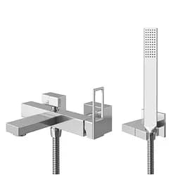 Смеситель для ванны Kohlman Nexen chrome настенный KPL-QW110U Хром