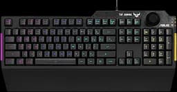 Клавіатура Asus TUF Gaming K1 USB UKR RGB Black (90MP01X0-BKMA00)