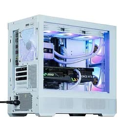Корпус Zalman P30 AIR без БП 1xUSB3.0 1xUSBType-C 3x140мм ARGB VGA 392мм LCS ready TG Side Panel mATX білий - мініатюра 4