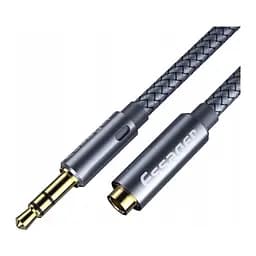 Кабель мультимедійний 3.5mm F to 3.5mm M 1.0m Essager (EYPY35-MY0G)