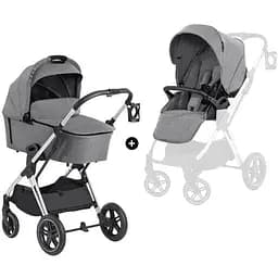 Универсальная коляска 2 в 1 Hauck Vision X Set Melange Grey, серая (16525-6)