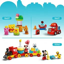 Конструктор LEGO DUPLO Disney Міккі Маус Клубний будинок і автомобіль 27 деталей (10454) - мініатюра 12