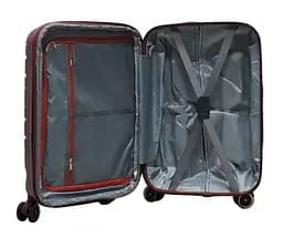Валіза маленька S поліпропілен Milano bag 0306 56×35×24см 33л Бордова - мініатюра 4