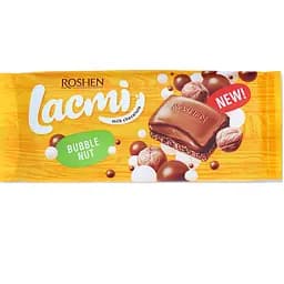 Шоколад молочний Roshen Lacmi Bubble Nut пористий 85 г (881423)