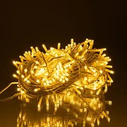Гирлянда Нить уличная GarlandoPro 30 м 300 LED белая проволока Желтый CF300L30MWY
