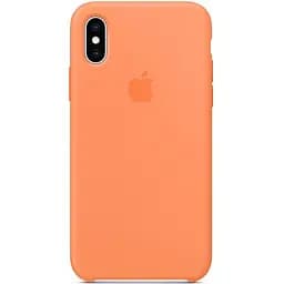 Чохол-накладка Toto Silicone Case Apple iPhone X/XS Papaya