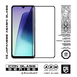 Захисне скло для Xiaomi Redmi 14C 4G/A4 5G Poco C75 4G, Icon, 2.5D загартоване скло, повне проклеювання, глянсове, удароміцне, з олеофобним покриттям, сумісне з чохлами, міцність 9H, проста установка, ArmorStandart (ARM79329) - мініатюра 2