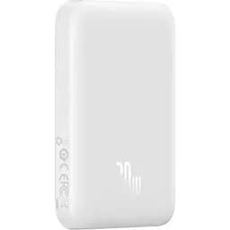 Портативна батарея Baseus Magnetic Mini 20W 6000mAh білий P10059002223-00 - мініатюра 7