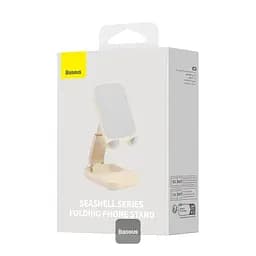 Подставка для гаджетов Baseus Seashell Series Folding Phone Stand (with Xiaomirror) B10551501411-00 Pink - мініатюра 7