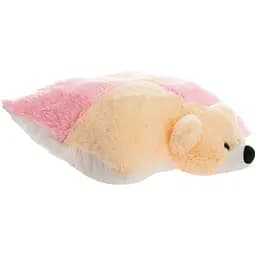 Подушка-іграшка ведмедик Alina 45 см персиковий