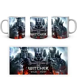 Кухоль GeekLand The Witcher Відьмак Король дикого полювання TW.02.363 330 мл білий - мініатюра 3
