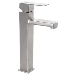 Смеситель для умывальника Zerix LR71133 высокий LL1466 Нержавеющая сталь