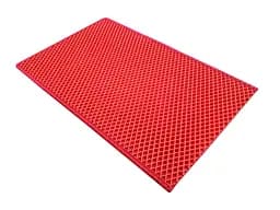 Коврик под кошачий лоток Эвамур 60 x 40 см Красный
