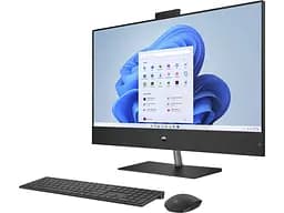 Комп'ютер персональний моноблок HP Pavilion 31.5' UHD IPS Intel i5-13400T 16GB F1TB NVD3050WiFi кл+м DOS чорний (A45E6EA) - мініатюра 3