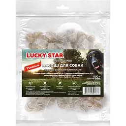 Лакомства для собак Lucky Star Кость-узелок из сыромятной кожи 500 г