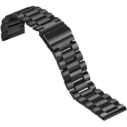 Ремінець Samsung Galaxy Watch 4 40mm - чорний металевий ширина кріплення 20мм Watchbands Stainless Premium (WB00S4MPREMIUM1440)