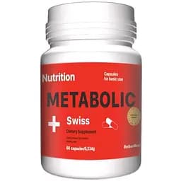 Вітаміни та мінерали EntherMeal Metabolic Swiss, 60 капсул
