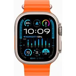 Смарт-годинник Apple Watch Ultra 2 49 мм Titanium Case with Orange Ocean Band [MREH3] [92631] - мініатюра 2